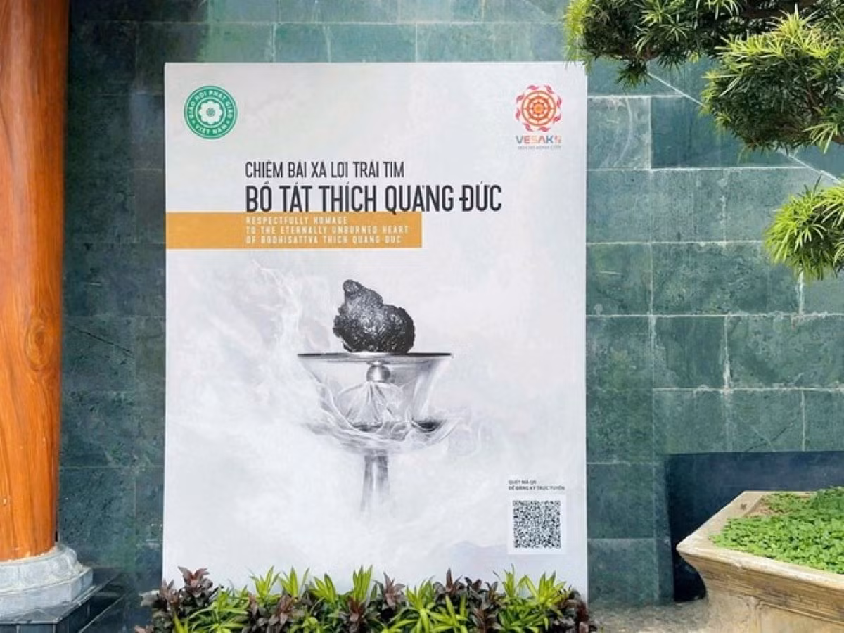 Khai mo chiem bai xa loi Bo tat Thich Quang Duc vao ngay 6/5