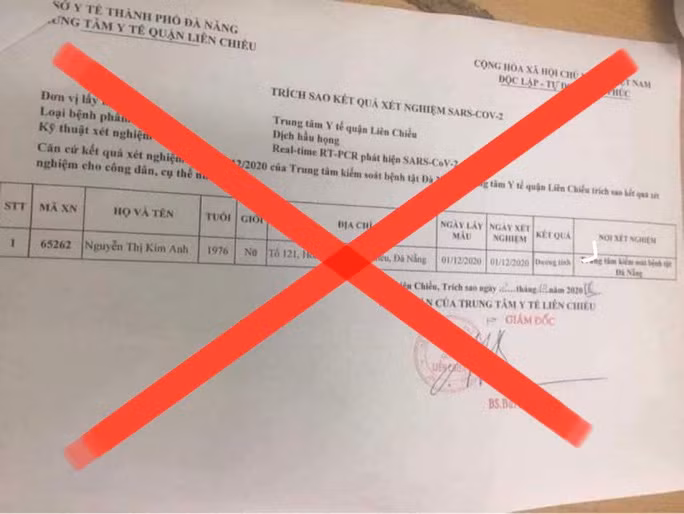 Bo Y te bac bo tin co ca duong tinh voi SARS-CoV-2 o Da Nang