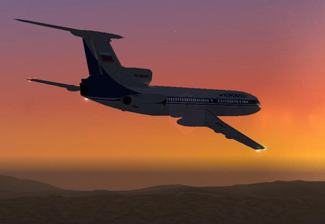 Máy bay do thám Tu-154.