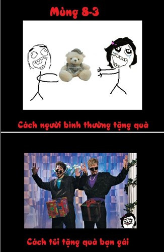  Cách tôi tặng quà bạn gái. 