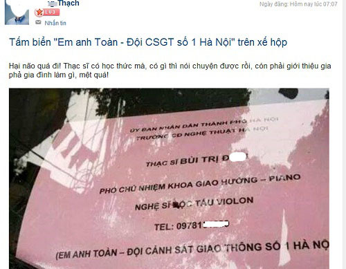 Tấm biển được chia sẻ mấy ngày nay được cho là đã xuất hiện trên mạng từ lâu.