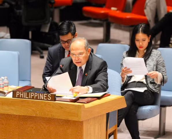 Đại sứ Philippines tại LHQ, ông Libran Cabactulan.