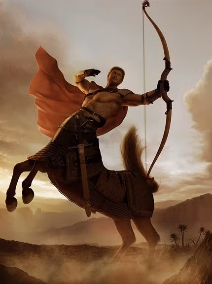 Có nguồn gốc từ thần thoại Hy Lạp cổ đại, nhân mã nổi tiếng là một chiến binh dũng cảm, thông thái nhưng đôi lúc cũng khá ồn ào.