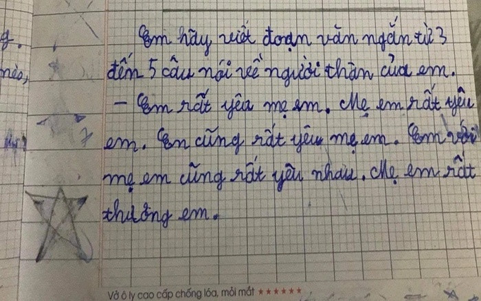 "Lạc đề hay xứng đáng điểm 10", bài văn của cậu bé tiểu học khiến dân mạng thắc mắc "Lạc đề hay xứng đáng điểm 10", bài văn của cậu bé tiểu học khiến dân mạng thắc mắc ảnh 1