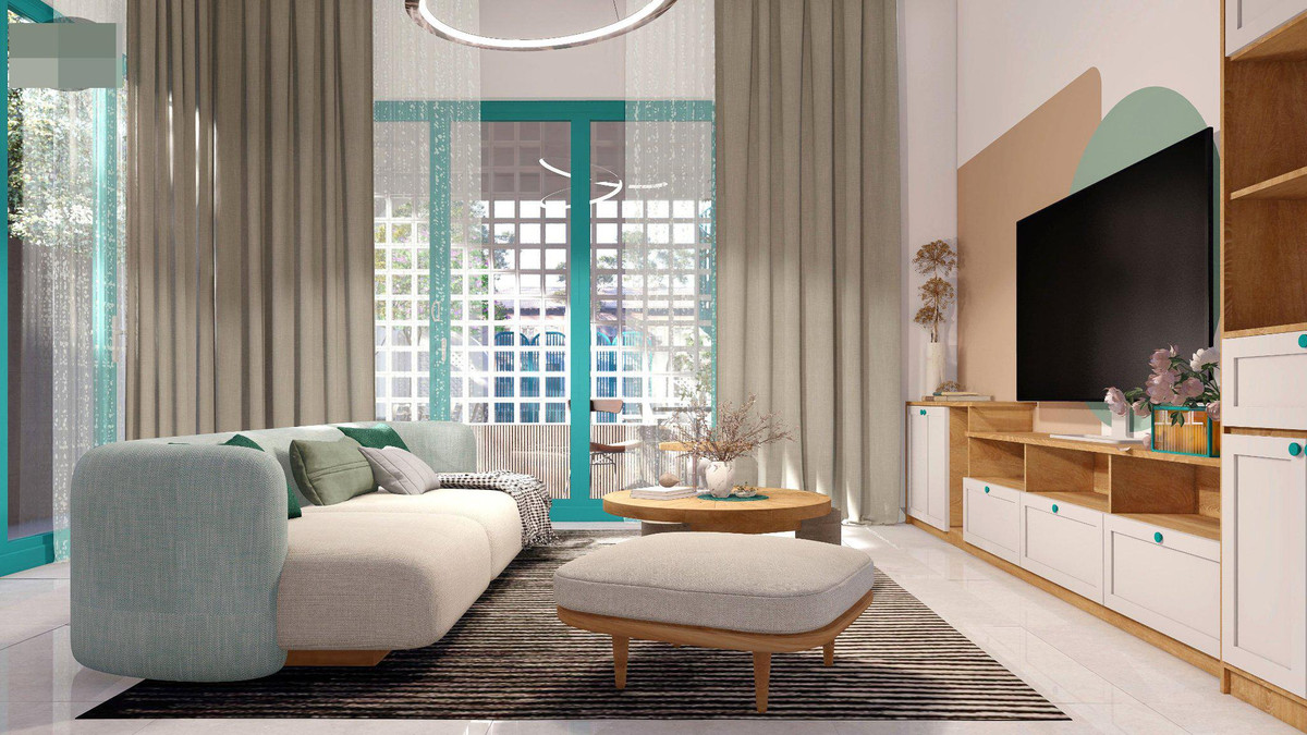 Nha pho nghe thuat, cau thang uon luon nhu song, noi that thu hut moi anh nhin-Hinh-5