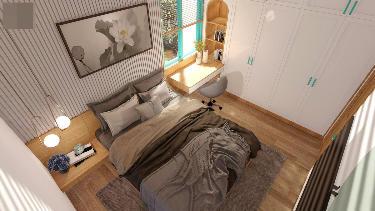 Nha pho nghe thuat, cau thang uon luon nhu song, noi that thu hut moi anh nhin-Hinh-21