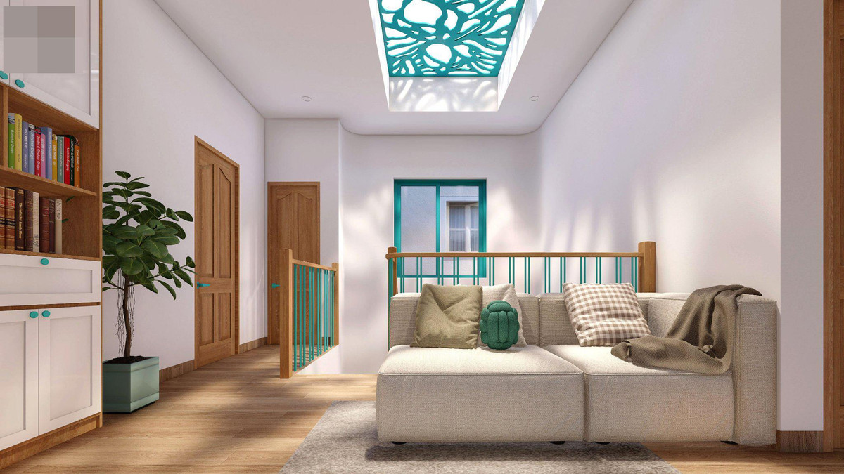 Nha pho nghe thuat, cau thang uon luon nhu song, noi that thu hut moi anh nhin-Hinh-29