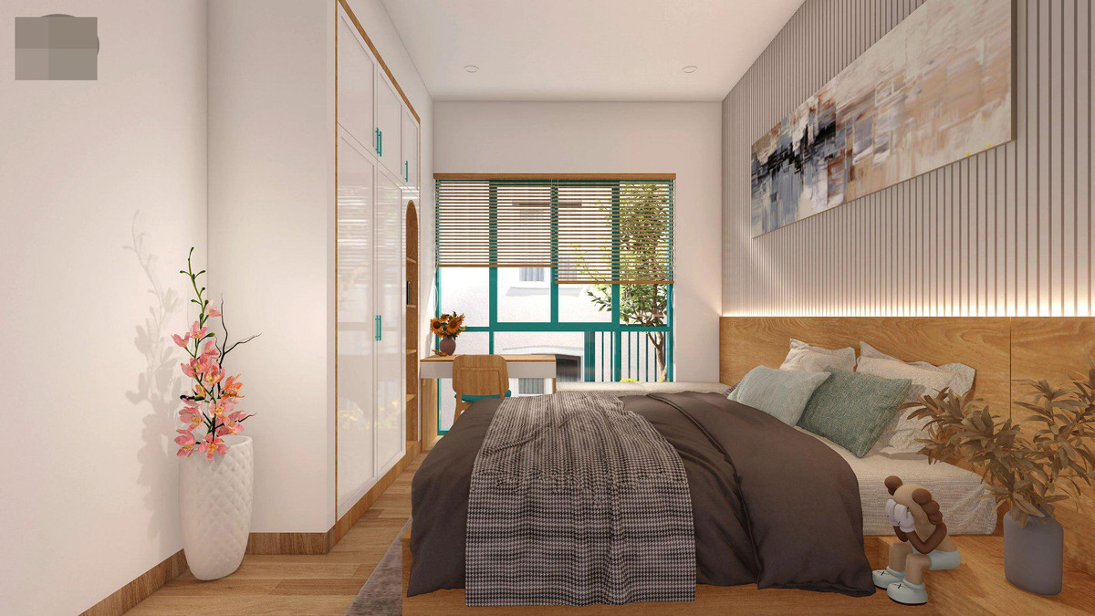 Nha pho nghe thuat, cau thang uon luon nhu song, noi that thu hut moi anh nhin-Hinh-34