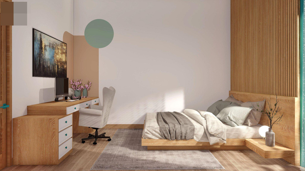 Nha pho nghe thuat, cau thang uon luon nhu song, noi that thu hut moi anh nhin-Hinh-23