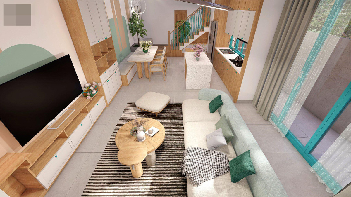 Nha pho nghe thuat, cau thang uon luon nhu song, noi that thu hut moi anh nhin-Hinh-9