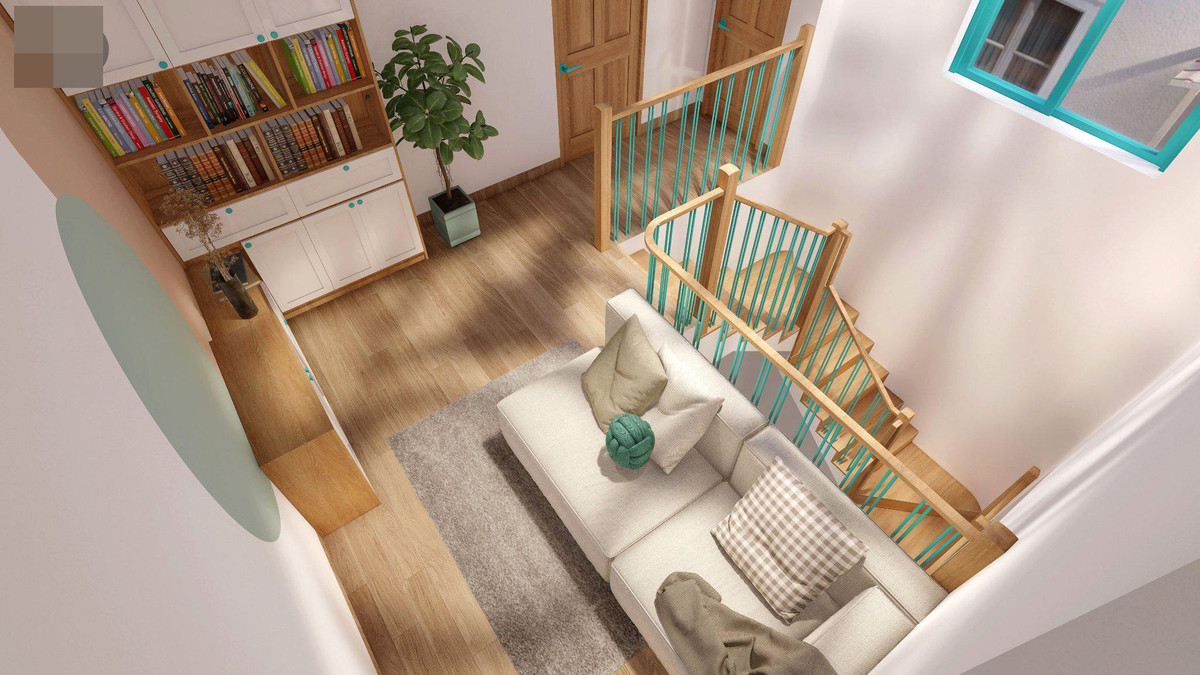 Nha pho nghe thuat, cau thang uon luon nhu song, noi that thu hut moi anh nhin-Hinh-27