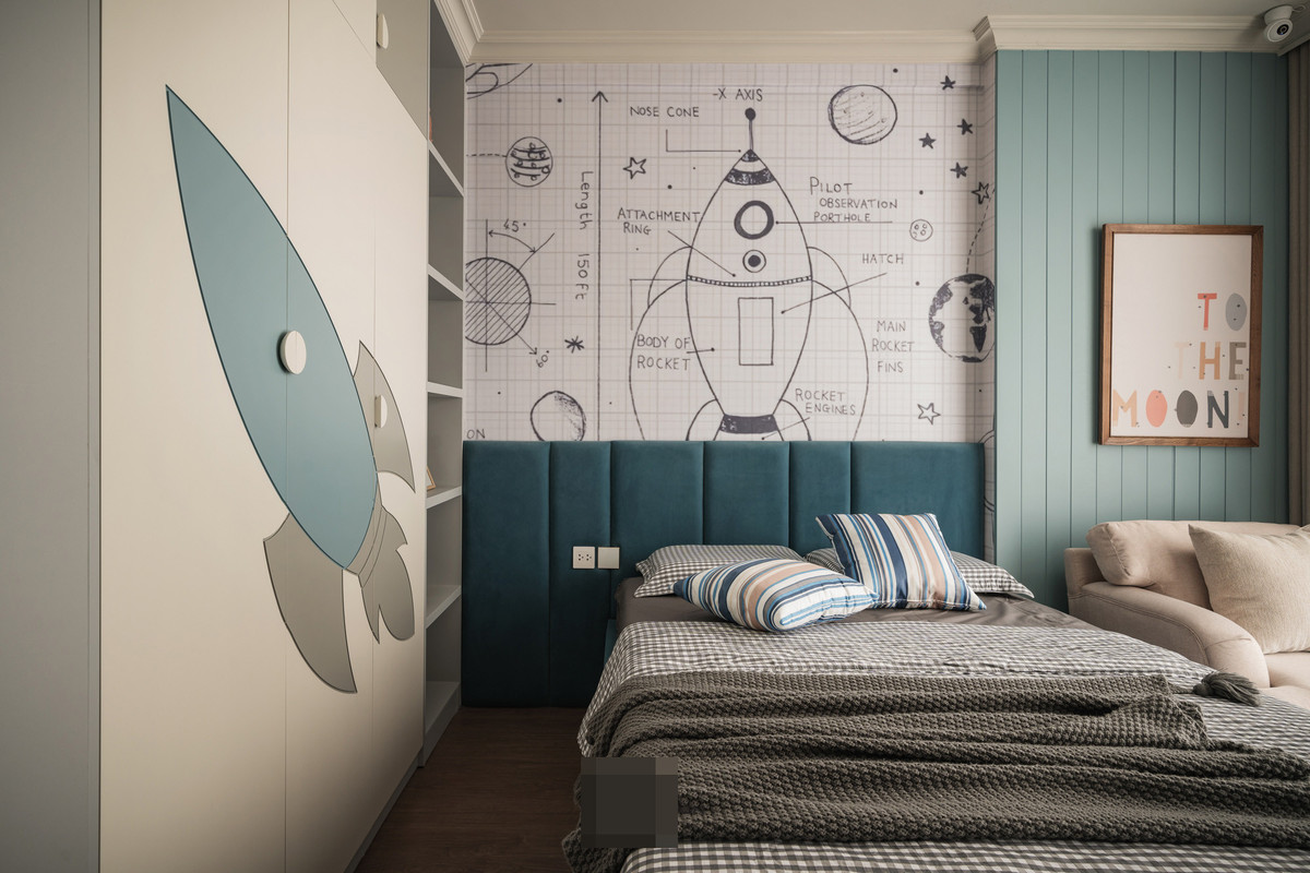 Me man khong gian dong que nuoc Anh trong can ho mau xanh-Hinh-18