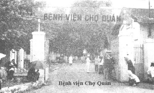 Bệnh viện Chợ Quán trước đây.