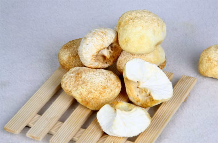 Nấm đầu khỉ. Theo giới chuyên gia đông y Trung Quốc thì nấm đầu khỉ có hiệu quả chống ung thư dạ dày, ung thư thực quản lên đến 69.3%.