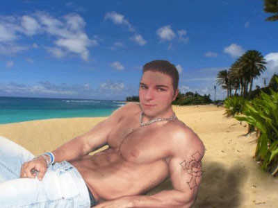 Thân hình cơ bắp.