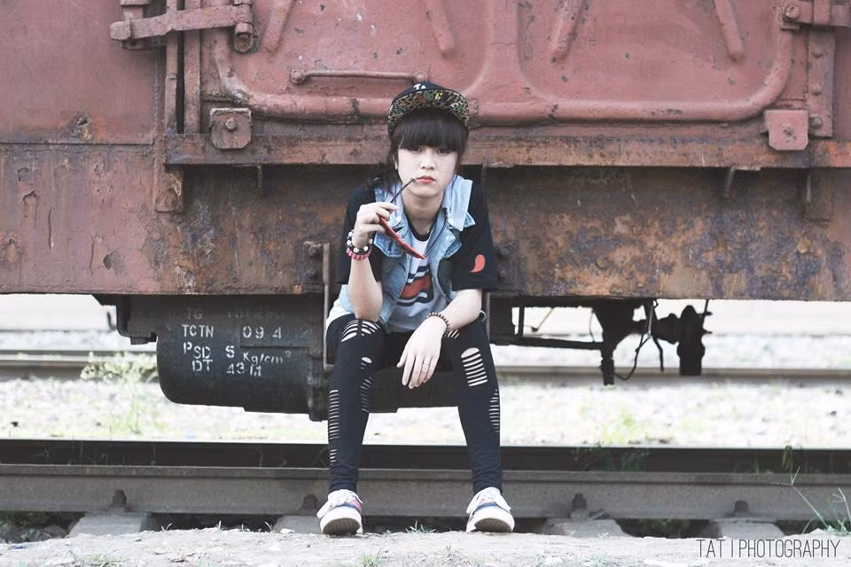 Một bức ảnh đậm cá tính của "Thủy Sún".