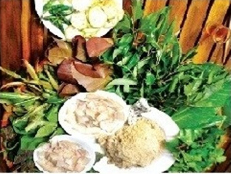 Gỏi lá ở KonTum