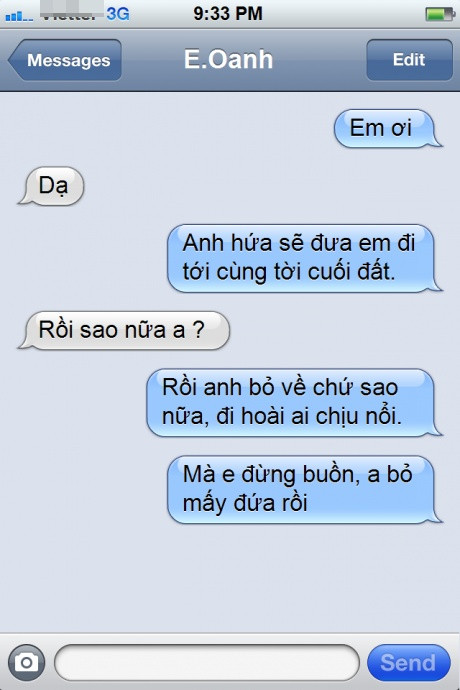 Câu trả lời phũ phàng