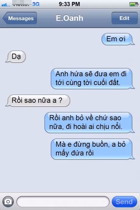 Câu trả lời phũ phàng