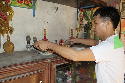 Ông Nguyễn Thanh Chấn, người đã phải chịu 10 năm tù oan ức cho Chung. (Ảnh Hải Ninh)