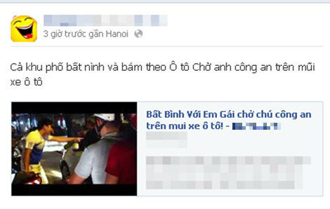 Clip được một fanpage của facebook đăng tải.