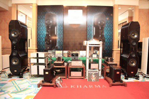 Đôi loa Kharma Exquisite Midi Grand sang trọng, phối ghép quen thuộc với ampli Audio Note Kondo.