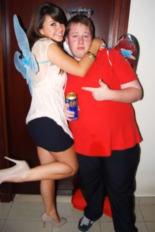 Chàng béo và người đẹp.