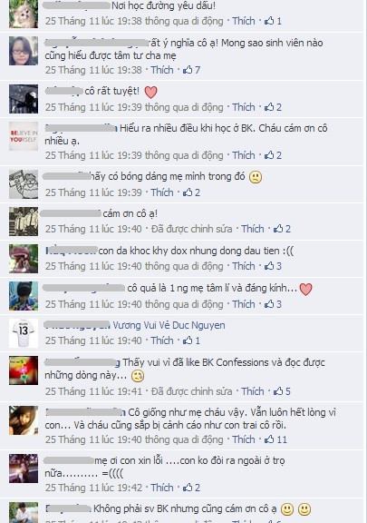 Cư dân mạng xúc động trước những lời tâm sự của một người mẹ.