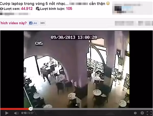 Đoạn clip dài 57 giây và đang được cư dân mạng chia sẻ nhau xem một cách chóng mặt.