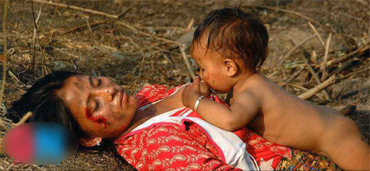 "Mẹ ơi! Con đói". Bức ảnh đã làm hơn 25 nghìn cư dân mạng phải xót xa, nhói lòng