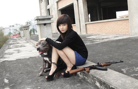 Cô bạn có nickname "Yêu Em Là Chuẩn" (TP. HCM) thu hút sự chú ý của nhiều người, với những bức hình đậm chất cá tính.