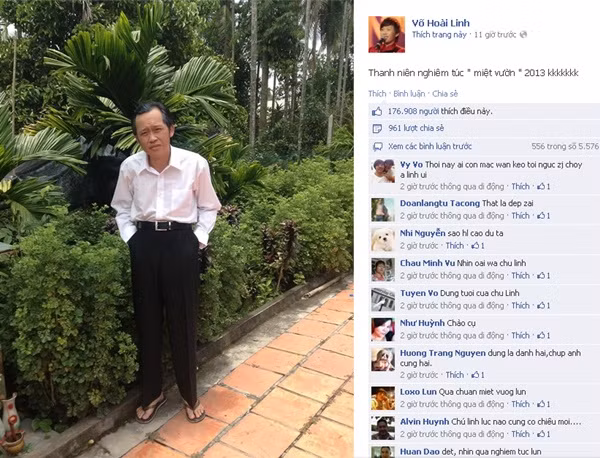 Bức ảnh cực kỳ "nghiêm túc" của nghệ sĩ hài Hoài Linh