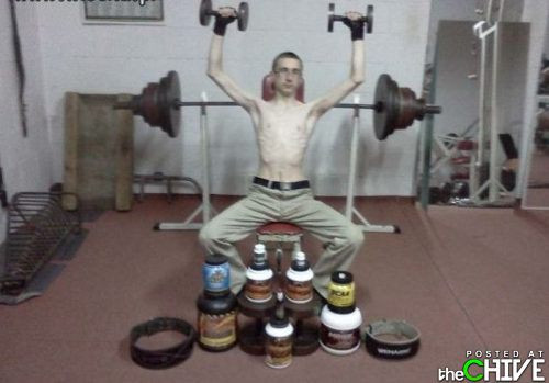 Luyện tập để tăng cân.