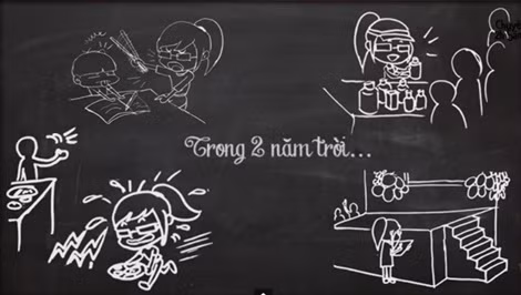 Trong 2 năm cô bạn cố gắng làm thêm để không phải xin tiền gia đình