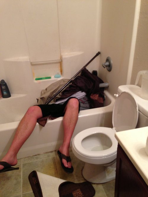 Hậu quả sau cuộc nhậu.