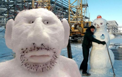 "Người tuyết cũng biết ghen".