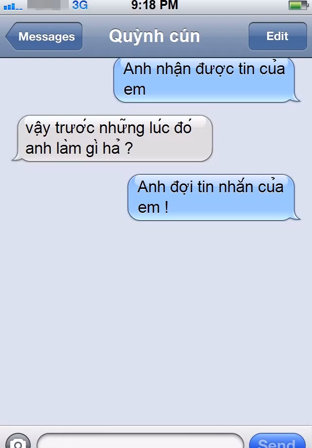 Những câu trả lời thành thực