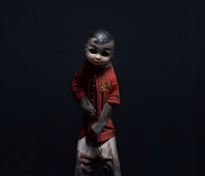 Nhiếp ảnh gia Perttu Saksa mô tả công việc sáng tạo ra những hình ảnh này giống như "một tác phẩm phim tài liệu về một truyền thống kỳ lạ châu Á, nơi mà những con khỉ được đào tạo và mặc quần áo để đi xin tiền"...