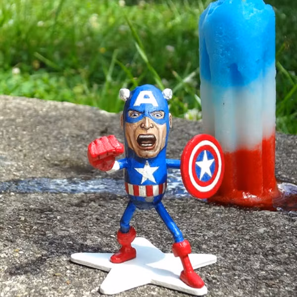  Nhân vật Captain America trong phim Kẻ Báo Thù Đầu Tiên. 