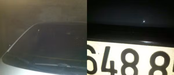 Chiếc xe ôtô Kia của sư Thích Minh Phượng vẫn còn để trong gara trước cửa chùa Chân Long, trong khi nhiều người dân không biết sư Phượng đi đâu.