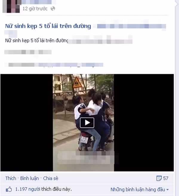Đoạn clip được được chia sẻ rộng rãi trên mạng, đang thu hút sự chú ý của hàng nghìn người người xem.