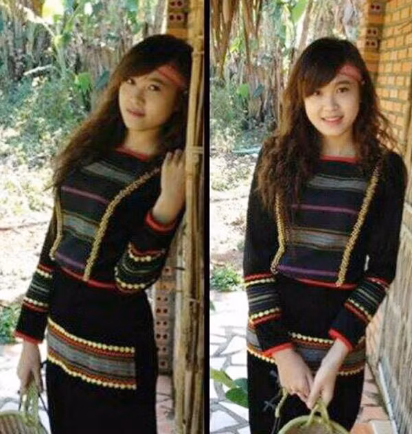 Khuôn mặt rất dễ thương.