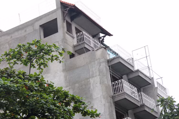 Ảnh chụp tầng cao nhất - tầng 7.