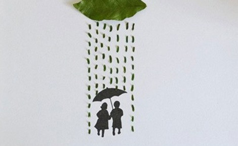 Lãng mạn với những bước chân dưới mưa