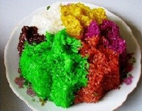 Xôi ngũ sắc ở Yên Bái