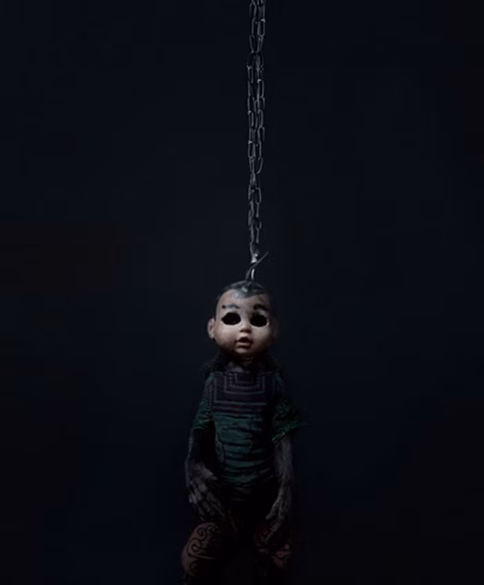 Hình ảnh vô cùng đáng sợ trong tác phẩm của Perttu Saksa.