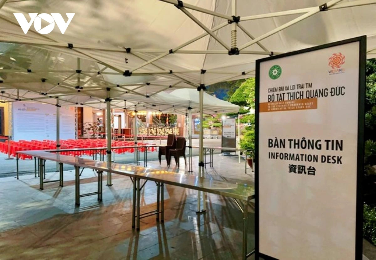 Tạm hoãn chiêm bái xá lợi Trái tim Bồ tát Thích Quảng Đức ngày 3/5 - Hình 2 Tam hoan chiem bai xa loi Trai tim Bo tat Thich Quang Duc ngay 3/5-Hinh-2