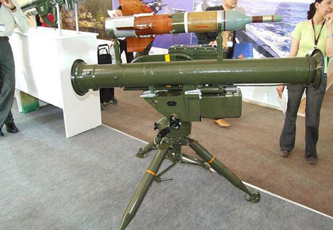 Tên lửa chống tăng Baktar Shikan.