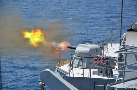 Pháo phòng không AK-630 trên Hetman.