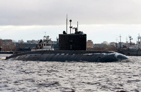 Tàu ngầm Kilo của Hải quân Ấn Độ.